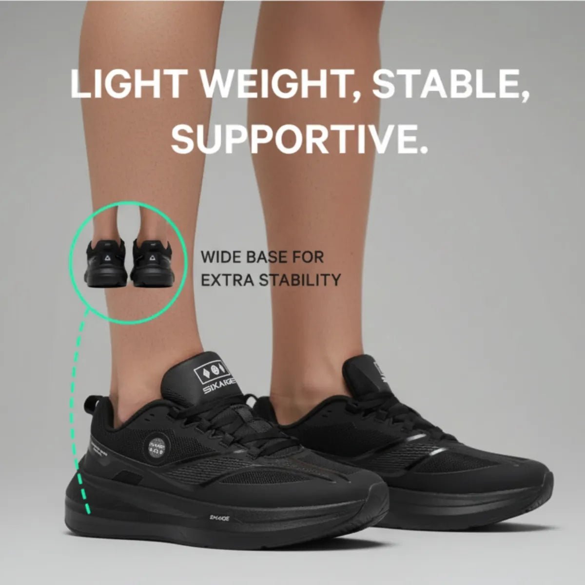 Cloud Walk - Omega Walk - M230 - Black - 36