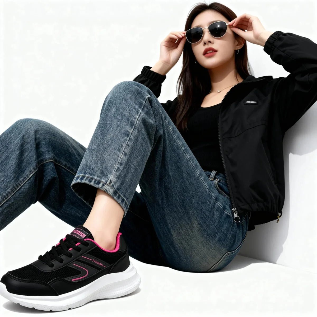 Easy Fit - Omega Walk - M267-Black-35