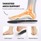 Pain Relief Massage Insoles - Omega Walk - omegax-Black-35-36