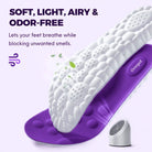 Pain Relief Massage Insoles - Omega Walk - omegax-Black-35-36