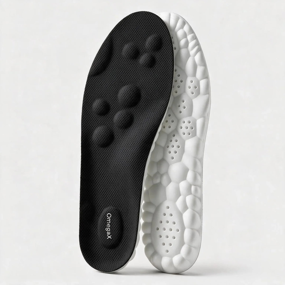 Pain Relief Massage Insoles - Omega Walk - omegax-Black-35-36