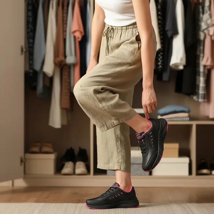 Soft Stride - Omega Walk - M268-Black-Pink-35