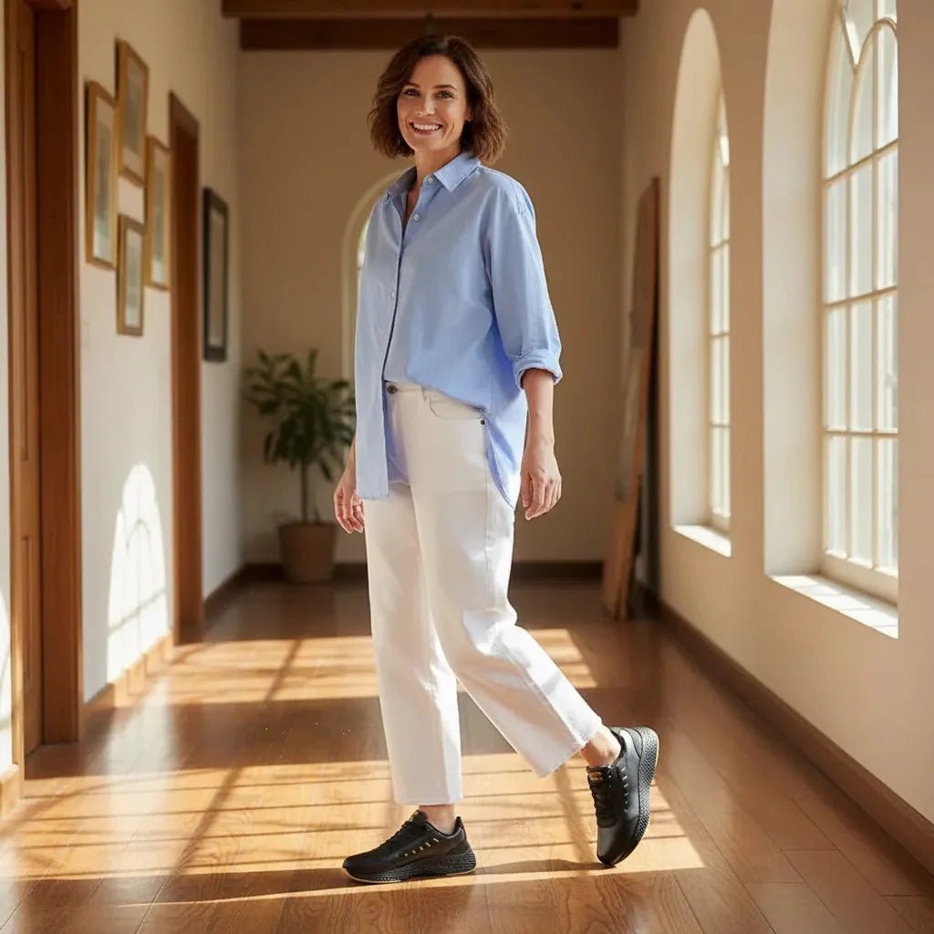 Soft Stride - Omega Walk - M268-Black-Gold-35