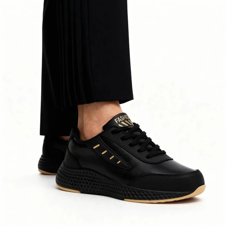 Soft Stride - Omega Walk - M268-Black-Gold-35