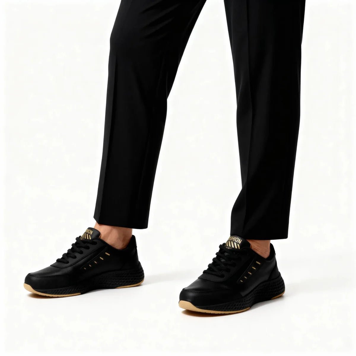 Soft Stride - Omega Walk - M268-Black-Gold-35